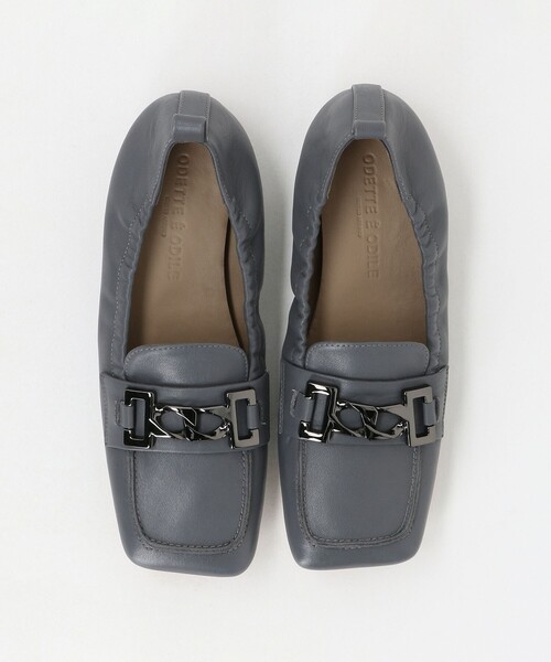 セール】ギャザービットモカ フラット15↑（ローファー）｜ODETTE E