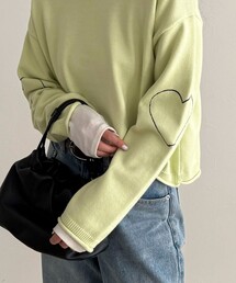 fredy emue（フレディエミュ）の「【新色追加！/主役級ニット】ハートステッチニットプルオーバー（ニット/セーター）」