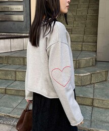 fredy emue（フレディエミュ）の「【新色追加！/主役級ニット】ハートステッチニットプルオーバー（ニット/セーター）」