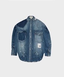 【MIHARAYASUHIRO/ミハラヤスヒロ】DISTRESSES DENIM SHIRTS