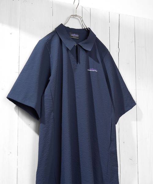L's]SHORT SLEEVE SKIPPER OP SEERSUCKER/ショートスリーブスキッパー