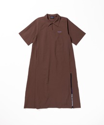 [L's]SHORT SLEEVE SKIPPER OP SEERSUCKER/ショートスリーブスキッパーワンピース シアサッカー