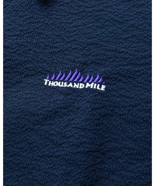 THOUSAND MILE（サウザンドマイル）の「[L's]SHORT SLEEVE SKIPPER OP SEERSUCKER/ショートスリーブスキッパーワンピース シアサッカー（ワンピース・レディース・ブラック/ブラウン/ネイビー/イエロー・FREE）」の7枚目の写真
