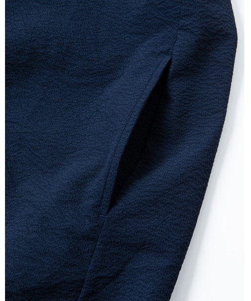 THOUSAND MILE（サウザンドマイル）の「[L's]SHORT SLEEVE SKIPPER OP SEERSUCKER/ショートスリーブスキッパーワンピース シアサッカー（ワンピース・レディース・ブラック/ブラウン/ネイビー/イエロー・FREE）」の9枚目の写真