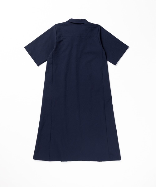 THOUSAND MILE（サウザンドマイル）の「[L's]SHORT SLEEVE SKIPPER OP SEERSUCKER/ショートスリーブスキッパーワンピース シアサッカー（ワンピース・レディース・ブラック/ブラウン/ネイビー/イエロー・FREE）」の21枚目の写真