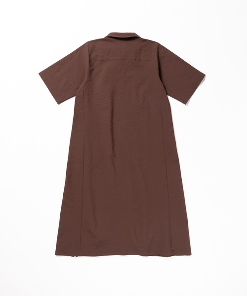 THOUSAND MILE（サウザンドマイル）の「[L's]SHORT SLEEVE SKIPPER OP SEERSUCKER/ショートスリーブスキッパーワンピース シアサッカー（ワンピース・レディース・ブラック/ブラウン/ネイビー/イエロー・FREE）」の20枚目の写真