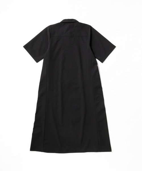 THOUSAND MILE（サウザンドマイル）の「[L's]SHORT SLEEVE SKIPPER OP SEERSUCKER/ショートスリーブスキッパーワンピース シアサッカー（ワンピース・レディース・ブラック/ブラウン/ネイビー/イエロー・FREE）」の19枚目の写真