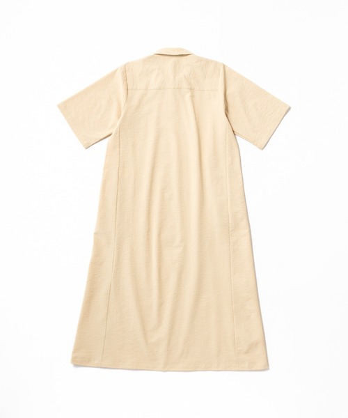 THOUSAND MILE（サウザンドマイル）の「[L's]SHORT SLEEVE SKIPPER OP SEERSUCKER/ショートスリーブスキッパーワンピース シアサッカー（ワンピース・レディース・ブラック/ブラウン/ネイビー/イエロー・FREE）」の18枚目の写真