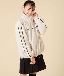 a.v.v（アーヴェヴェ）の「[130-160]配色ラインギャザーブルゾン（ブルゾン・キッズ）」