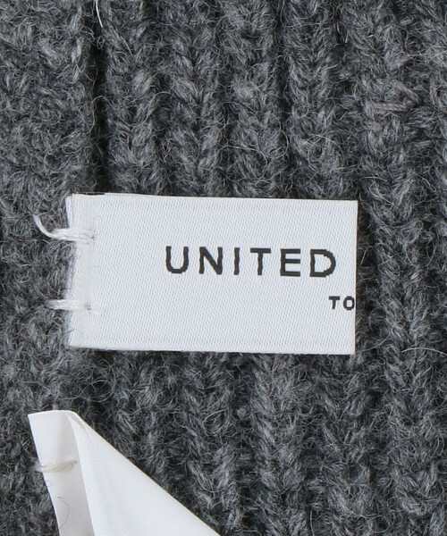 UNITED ARROWS（ユナイテッドアローズ）の「ドロップビジュー ニットキャップ（ニットキャップ/ビーニー・レディース・ブラック/グレー系・FREE）」の11枚目の写真