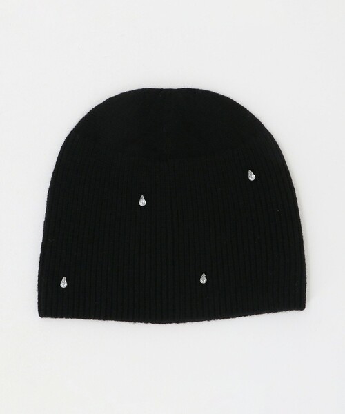 UNITED ARROWS（ユナイテッドアローズ）の「ドロップビジュー ニットキャップ（ニットキャップ/ビーニー・レディース・ブラック/グレー系・FREE）」の14枚目の写真