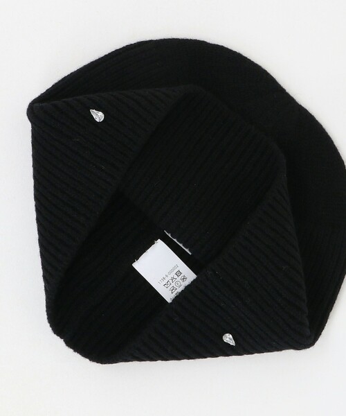 UNITED ARROWS（ユナイテッドアローズ）の「ドロップビジュー ニットキャップ（ニットキャップ/ビーニー・レディース・ブラック/グレー系・FREE）」の15枚目の写真