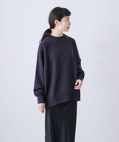 コットンリヨセルスウェットプルオーバー（スウェット）｜かぐれ