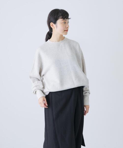 コットンリヨセルスウェットプルオーバー（スウェット）｜かぐれ