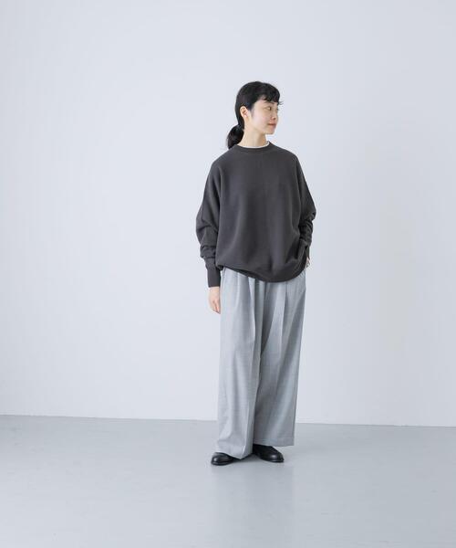 コットンリヨセルスウェットプルオーバー（スウェット）｜かぐれ