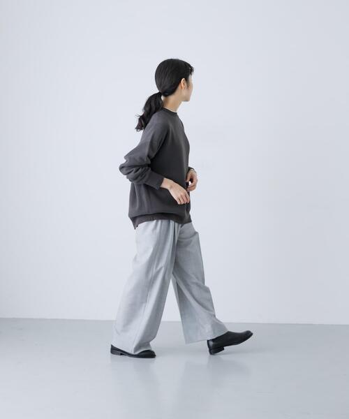 かぐれコットンリヨセルスウェットプルオーバー ネイビー コットンリヨセルスウェットプルオーバー（スウェット）｜かぐれ