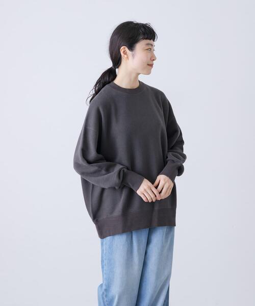 かぐれ コットンリヨセルスウェットプルオーバー チャコール かぐれ｜コットンリヨセルスウェットプルオーバー | Rakuten Fashion