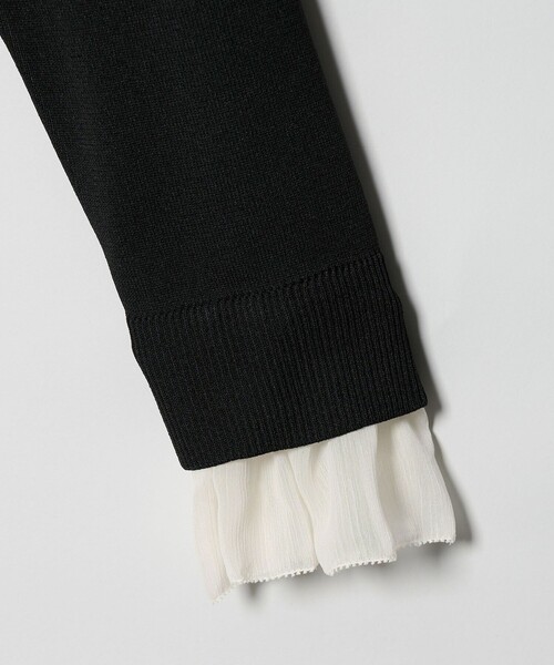 UNITED ARROWS(ユナイテッドアローズ)の「4WAY シフォン カーディガン ‐ウォッシャブル‐(カーディガン/ボレロ・レディース・ブラック/ダークグレー/ネイビー・FREE)」の19枚目の写真