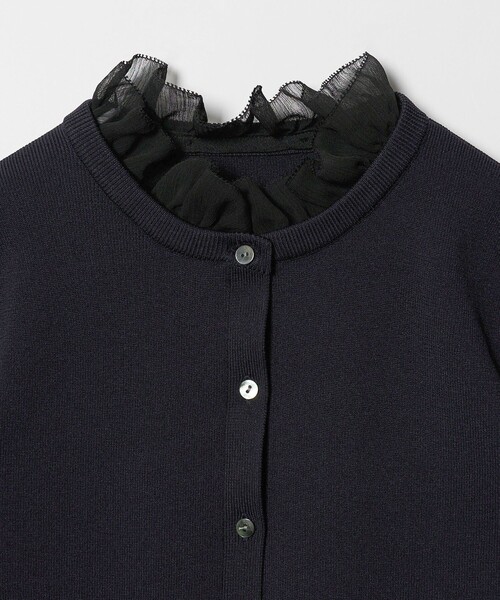 【美品】UNITED ARROWS & SONS カーディガン　BLACK UNITED ARROWS & SONS（ユナイテッドアローズアンドサンズ）の