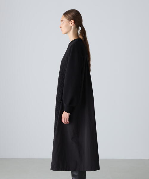 ADORE(アドーア)の「◆ジャガードジャージーワンピース(ワンピース・レディース・ブラック/ホワイト・38)」の6枚目の写真