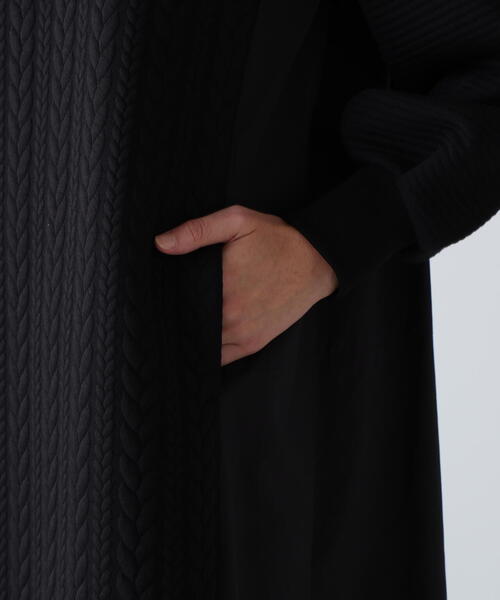 ADORE(アドーア)の「◆ジャガードジャージーワンピース(ワンピース・レディース・ブラック/ホワイト・38)」の10枚目の写真