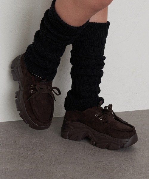 RAY CASSIN（レイカズン）の「スニーカーローファー（ローファー・レディース・ブラウン系その他2/ブラック系その他2・M/S/L）」の2枚目の写真