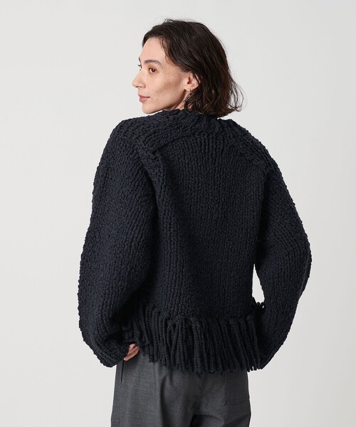 別注】＜IRONING＞フリンジ ニットプルオーバー（ニット/セーター