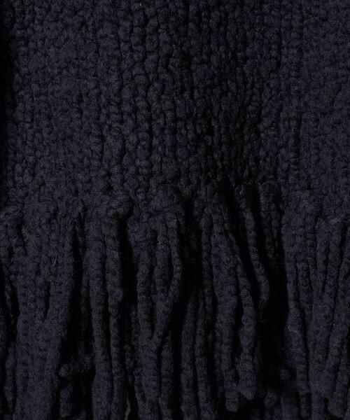 セール】【別注】＜IRONING＞フリンジ ニットプルオーバー（ニット