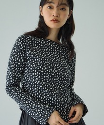 VICKY | アニマルソウガラボートネックプルオーバー≪手洗い可能≫(Tシャツ/カットソー)