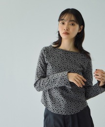 アニマルソウガラボートネックプルオーバー≪手洗い可能≫