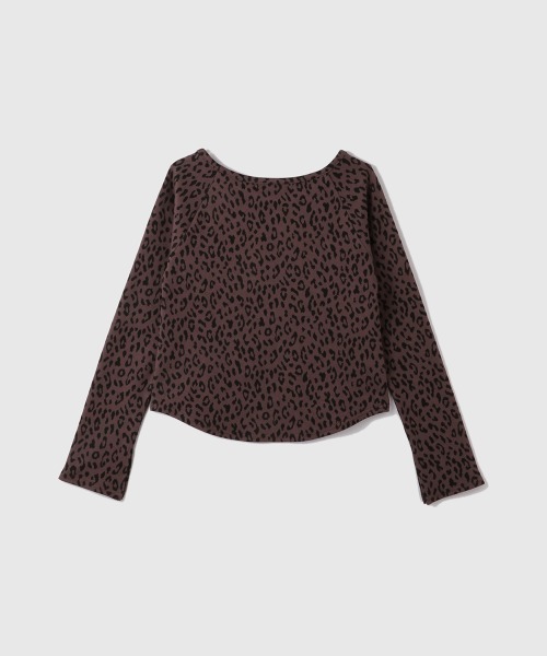 VICKY（ビッキー）の「アニマルソウガラボートネックプルオーバー≪手洗い可能≫（Tシャツ/カットソー・レディース・ブラック系その他/グレー系その他/ブラウン系その他/ベージュ系その他・M）」の17枚目の写真