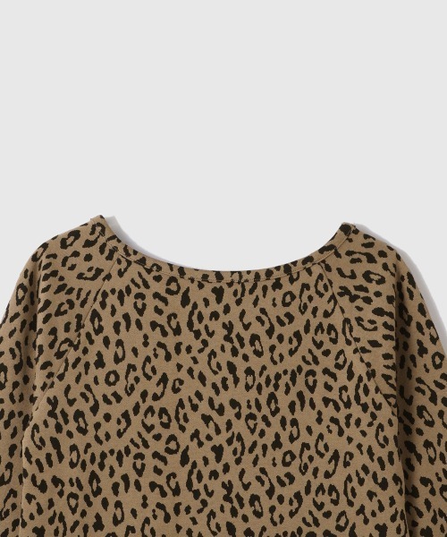 VICKY（ビッキー）の「アニマルソウガラボートネックプルオーバー≪手洗い可能≫（Tシャツ/カットソー・レディース・ブラック系その他/グレー系その他/ブラウン系その他/ベージュ系その他・M）」の7枚目の写真