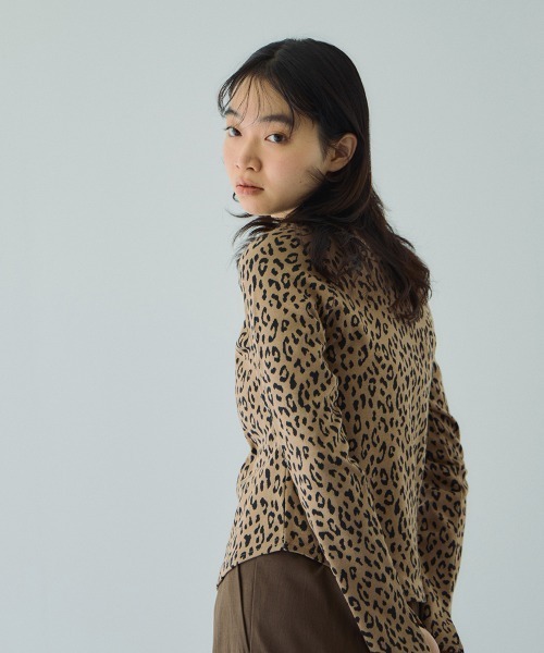 VICKY（ビッキー）の「アニマルソウガラボートネックプルオーバー≪手洗い可能≫（Tシャツ/カットソー・レディース・ブラック系その他/グレー系その他/ブラウン系その他/ベージュ系その他・M）」の11枚目の写真