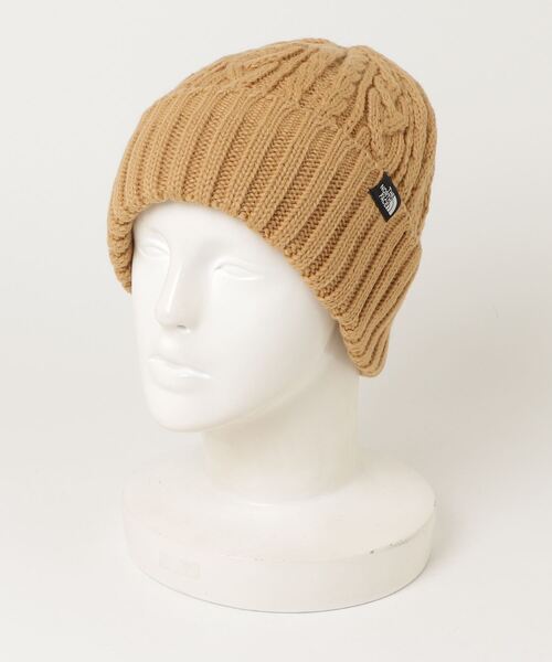 THE NORTH FACE(ザノースフェイス)の「ザ ノース フェイス THE NORTH FACE Cable Beanie_ケーブルビーニー(ニットキャップ/ビーニー・メンズ・ブラック/キャメル/オフホワイト/グレー・フリ-)」の1枚目の写真