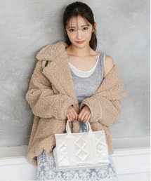 SAMANTHAVEGA（サマンサベガ）の「ロゴテープリボン　ハンドバッグ（ハンドバッグ・レディース）」