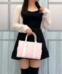 ロゴテープリボン ハンドバッグ