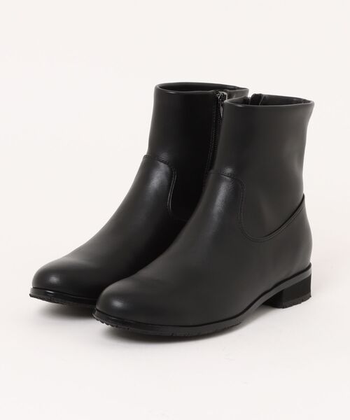 UNITY(ユニティ)の「ストレッチショートブーツ(ブーツ・レディース・ブラック・24.5cm/24.0cm/23.5cm/23.0cm/22.5cm)」の1枚目の写真