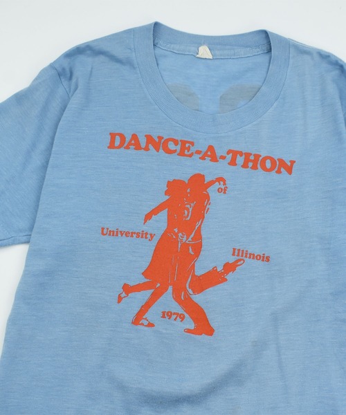 VINTAGE（ヴィンテージ）の「【USED】70’s “DANCE-A-THON” スーベニア Tシャツ（Tシャツ/カットソー・メンズ・ブルー・LARGE）」の5枚目の写真