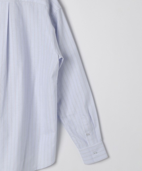 GLOBAL WORK（グローバルワーク）の「PEANUTS/ストライプ刺繍シャツ/591296（シャツ/ブラウス・レディース・ブルー系その他/イエロー系その他・MEDIUM/LARGE）」の5枚目の写真