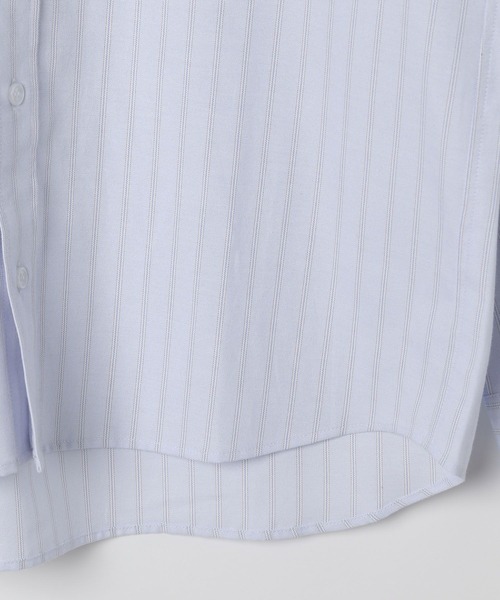 GLOBAL WORK（グローバルワーク）の「PEANUTS/ストライプ刺繍シャツ/591296（シャツ/ブラウス・レディース・ブルー系その他/イエロー系その他・MEDIUM/LARGE）」の6枚目の写真