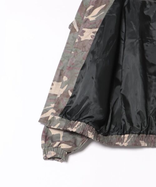 セール】【秋冬新作】オーバーサイズ迷彩柄ジップアップジャケット