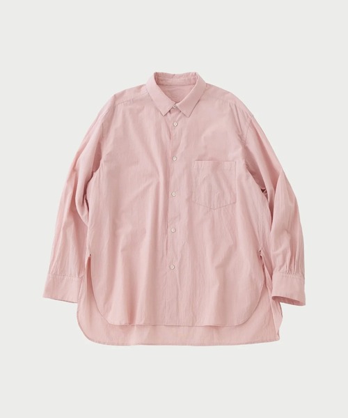 URU TOKYO（ウルトーキョー）の「【URU TOKYO】REGULAR COLLAR L/S SHIRTS（シャツ/ブラウス・メンズ・ダークグレー/サックスブルー/ライトピンク・1/2）」の3枚目の写真