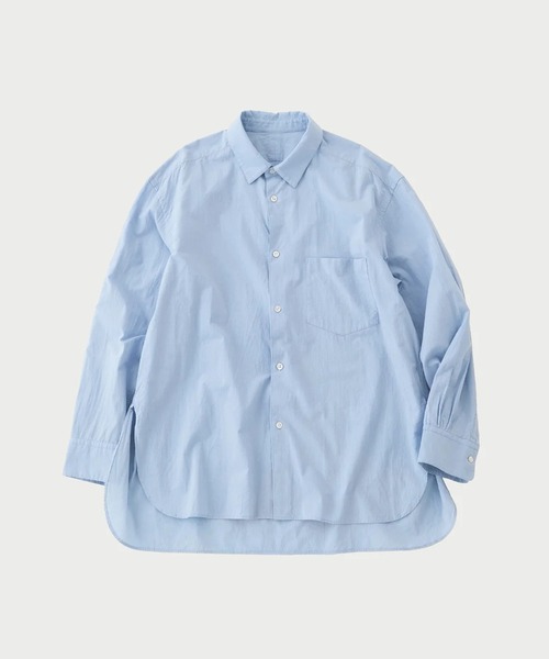 URU TOKYO（ウルトーキョー）の「【URU TOKYO】REGULAR COLLAR L/S SHIRTS（シャツ/ブラウス・メンズ・ダークグレー/サックスブルー/ライトピンク・1/2）」の2枚目の写真