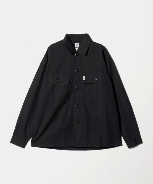 A DAY IN THE LIFE UNITED ARROWS（アデイインザライフユナイテッドアローズ）の「<GUNG-HO> ファティーグ 2ポケットシャツ（シャツ/ブラウス・メンズ・オリーブ/ブラック・L/M）」の2枚目の写真