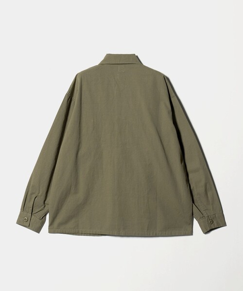 A DAY IN THE LIFE UNITED ARROWS（アデイインザライフユナイテッドアローズ）の「<GUNG-HO> ファティーグ 2ポケットシャツ（シャツ/ブラウス・メンズ・オリーブ/ブラック・L/M）」の3枚目の写真