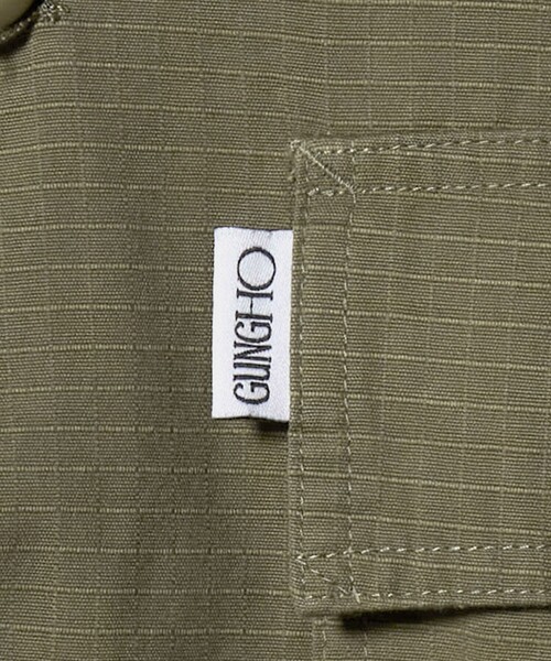 A DAY IN THE LIFE UNITED ARROWS（アデイインザライフユナイテッドアローズ）の「<GUNG-HO> ファティーグ 2ポケットシャツ（シャツ/ブラウス・メンズ・オリーブ/ブラック・L/M）」の8枚目の写真