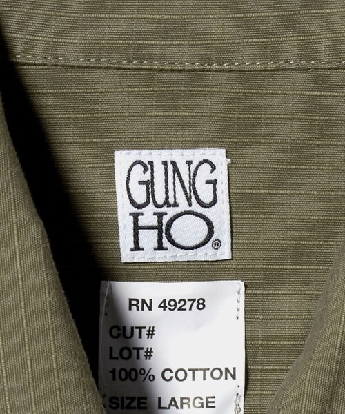 A DAY IN THE LIFE UNITED ARROWS（アデイインザライフユナイテッドアローズ）の「<GUNG-HO> ファティーグ 2ポケットシャツ（シャツ/ブラウス・メンズ・オリーブ/ブラック・L/M）」の12枚目の写真