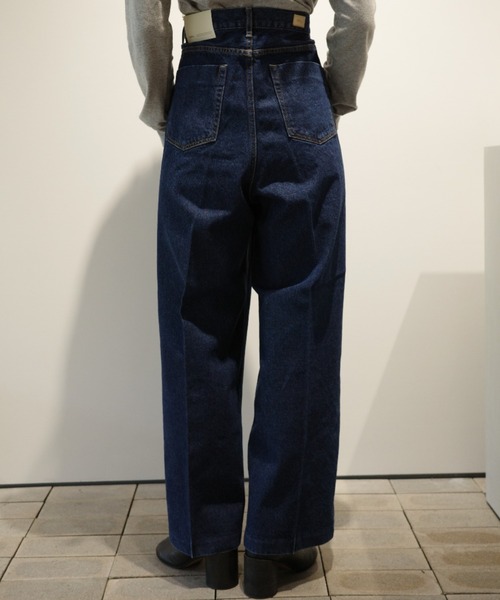 NEPLA.(ネプラ)の「NEPLA WIDE PANTS(デニムパンツ・レディース・ブルー・24/25/26)」の2枚目の写真