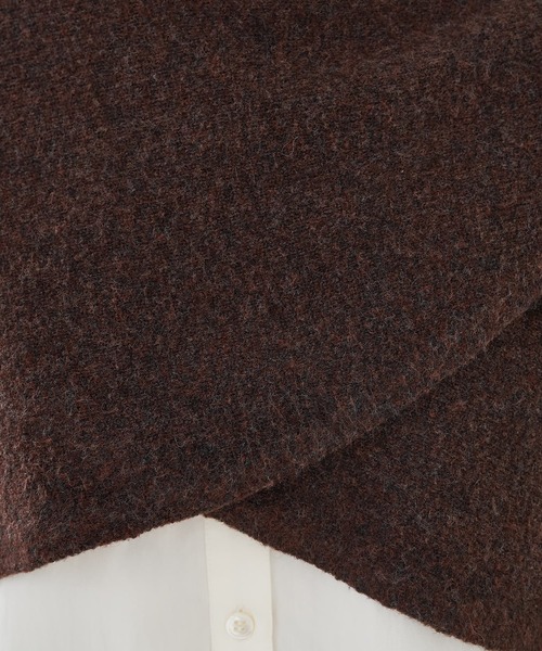 collex（コレックス）の「2WAYショートニットプルオーバー（ニット/セーター・レディース・ブラウン/アイボリー/ブラック・フリー）」の14枚目の写真