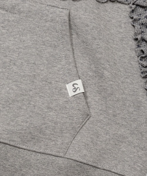 【Uglyshadow】FLOWER STAR HOODED ZIPUP / 【アグリーシャドウ】フラワースターフードジップアップパーカー